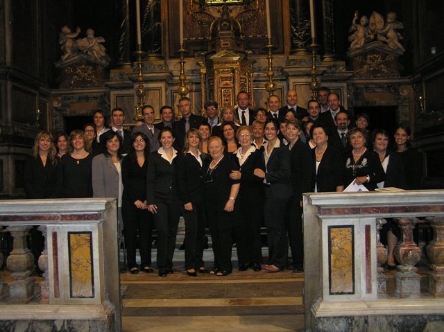Il Coro in occasione della S.Messa a S.Agostino